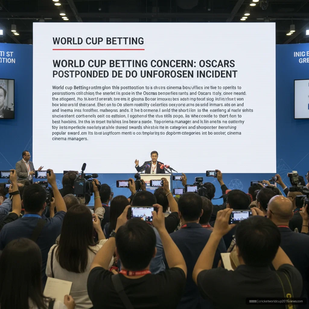 世界杯投注 - 世界杯投注关注：奥斯卡典礼因突发事件推迟 配图1