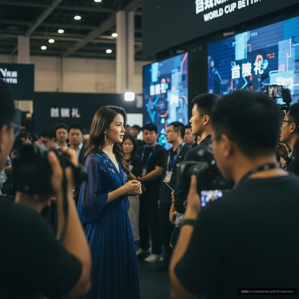 世界杯投注 - 刘亦菲优雅亮相首映礼，社交媒体热议不断 配图1